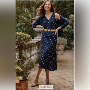 J.Jill Flounced-Hem Midi Dress - New With Tags - XL Petite